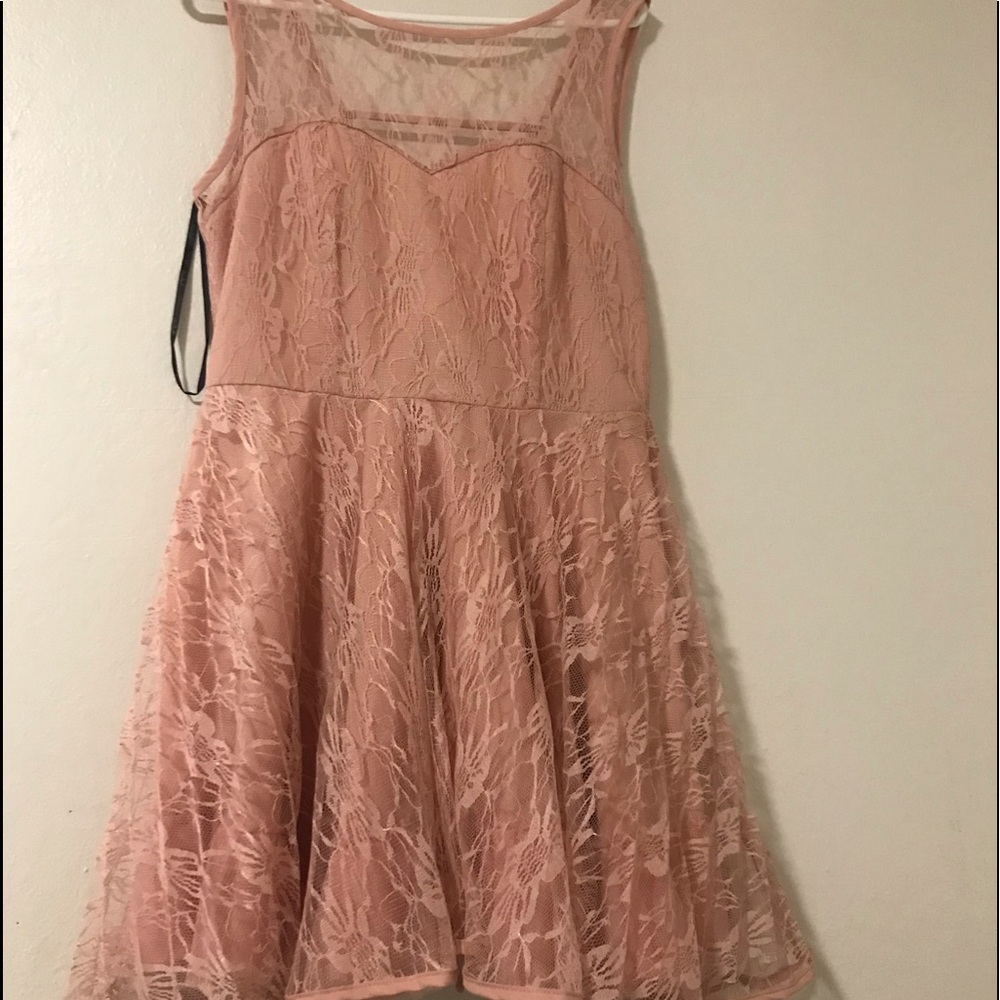Blush’s Pink Lace dress.